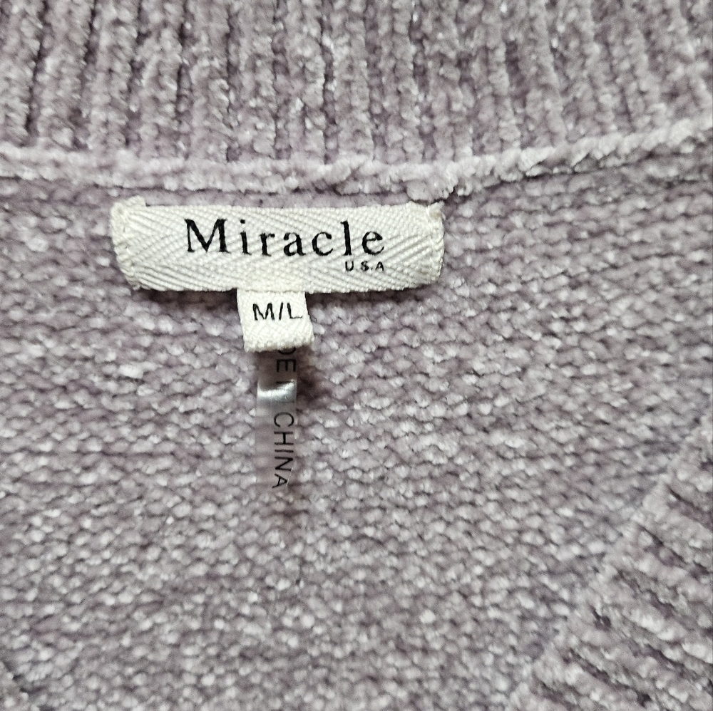 Cozy Miracle USA Chenille Sweater - Size M/L (Oversized Fit) - Picture 2 of 5